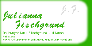 julianna fischgrund business card